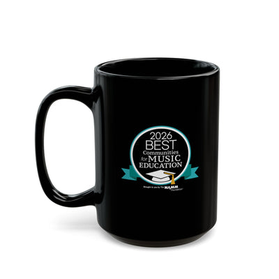2026 Best Communities for Music Education Black Coffee Mug