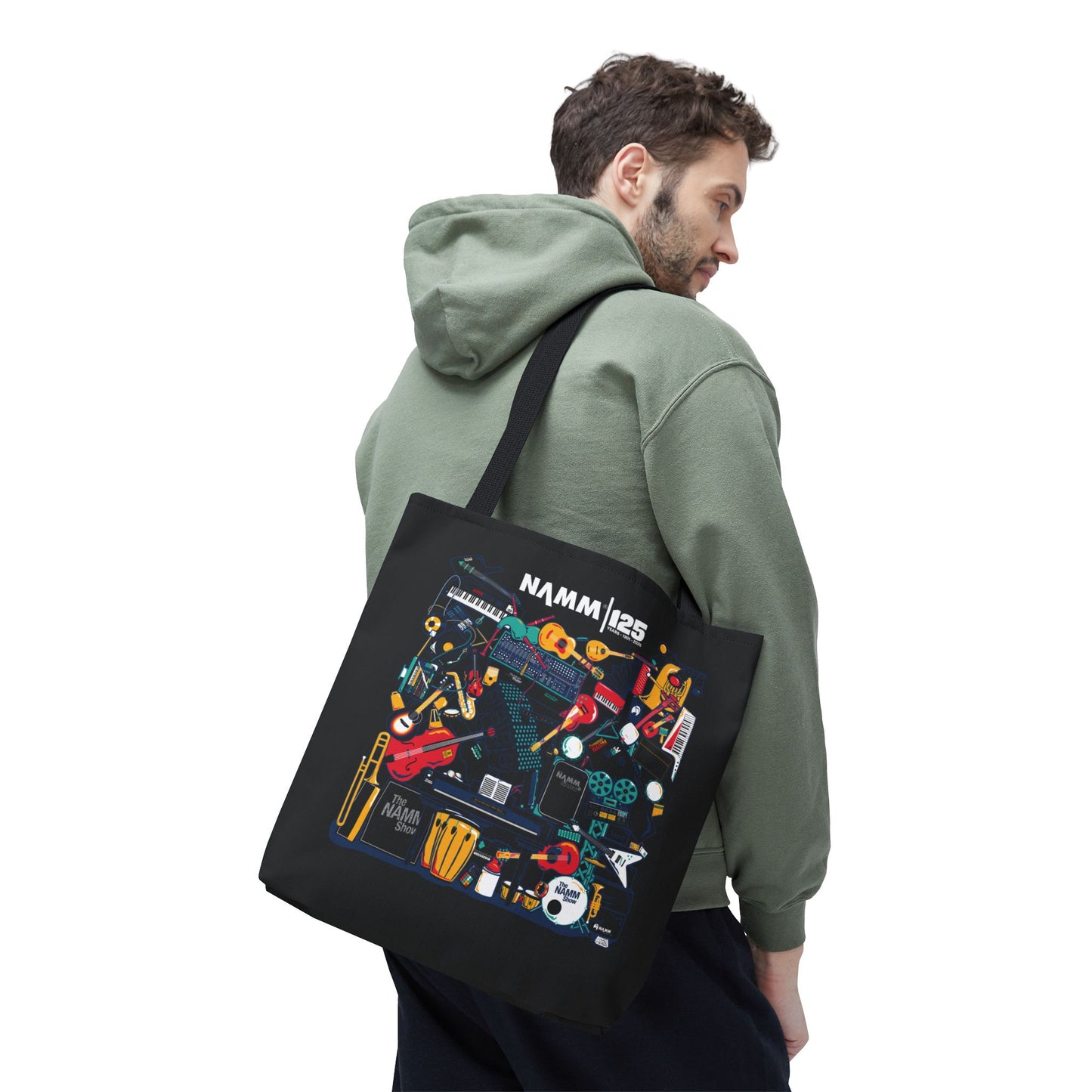 NAMM 125th Anniversary Tote Bag – 'Gear's All Stacked Up'