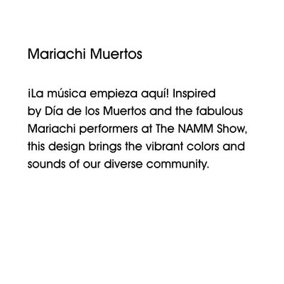 NS26 "Mariachi Muertos" Navy Short Sleeve T-shirt