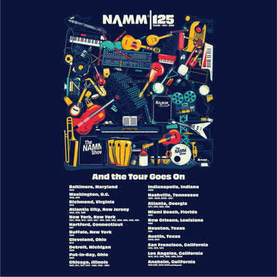 NS26 "The Tour" Navy Short Sleeve T-shirt