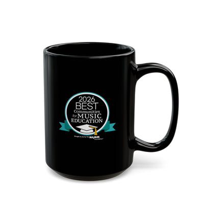 2026 Best Communities for Music Education Black Coffee Mug
