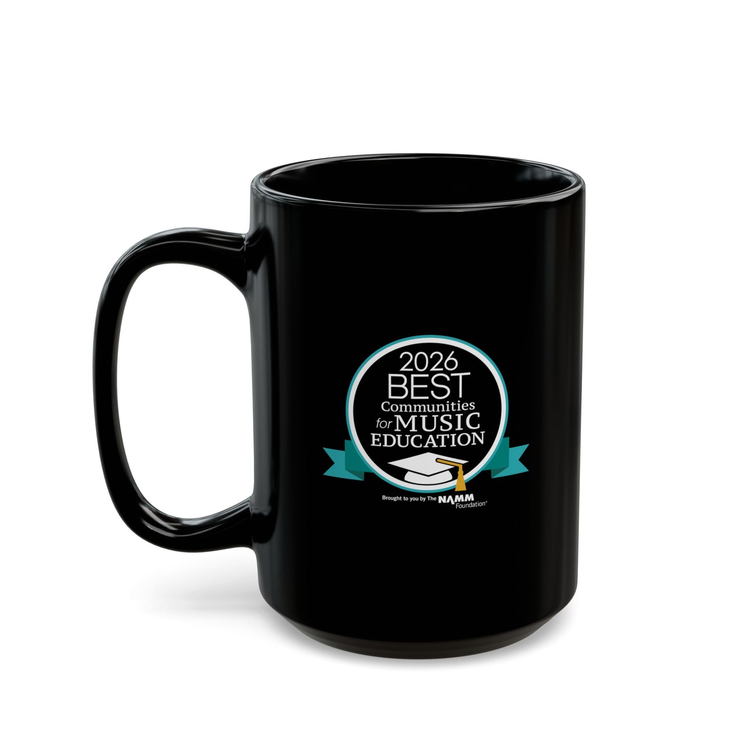 2026 Best Communities for Music Education Black Coffee Mug