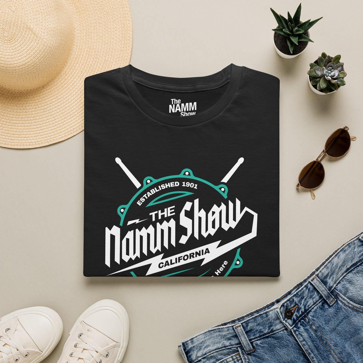 NS26 "White Lightning" Unisex Black Short Sleeve T-shirt