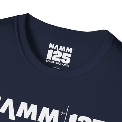 Unisex "NAMM 125th Anniversary" Navy Cotton Tee