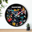 NAMM 125th Anniversary Musical Instruments Collage Wall Clock