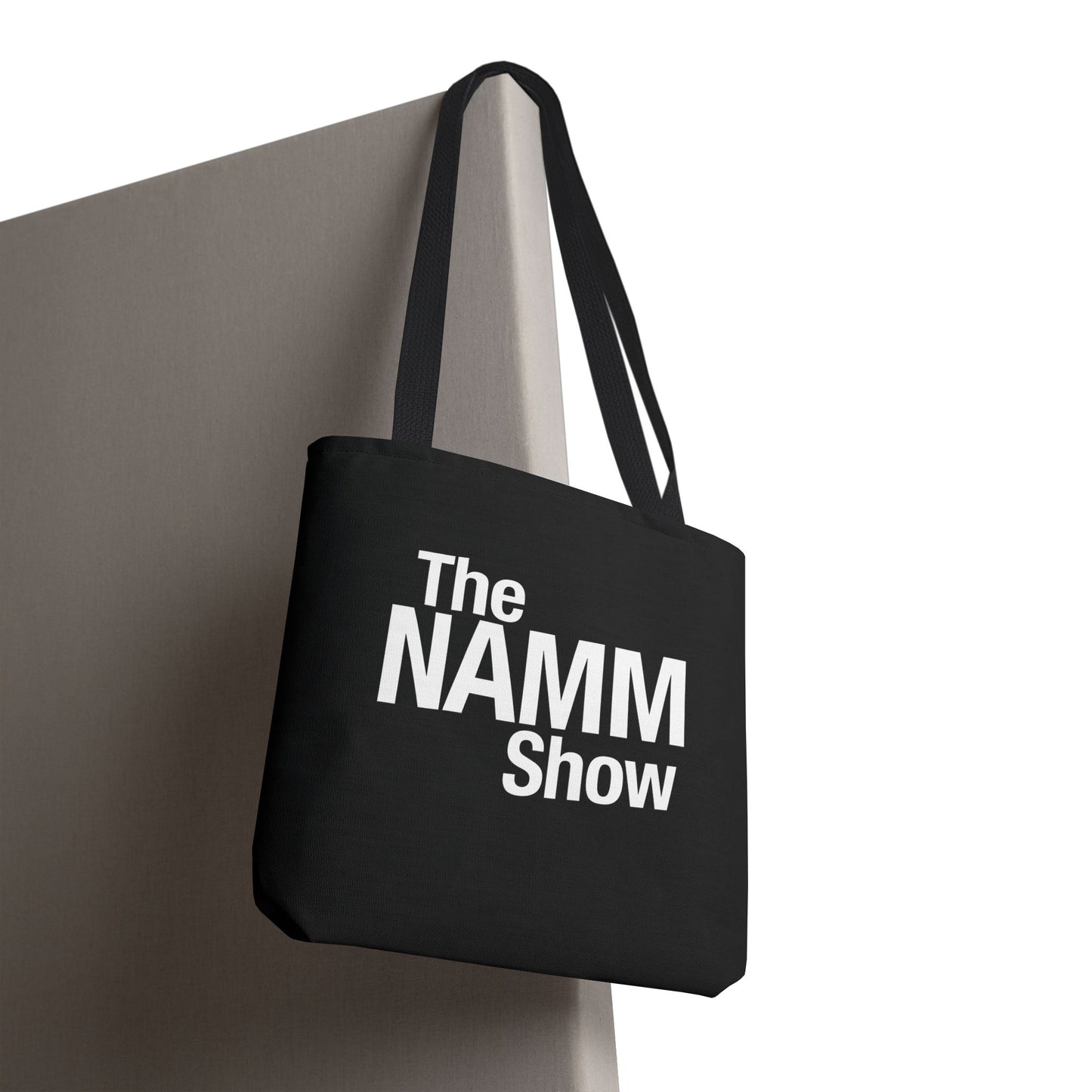 Black "The NAMM Show" Polyester Tote Bag