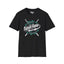 NS26 "White Lightning" Unisex Black Short Sleeve T-shirt