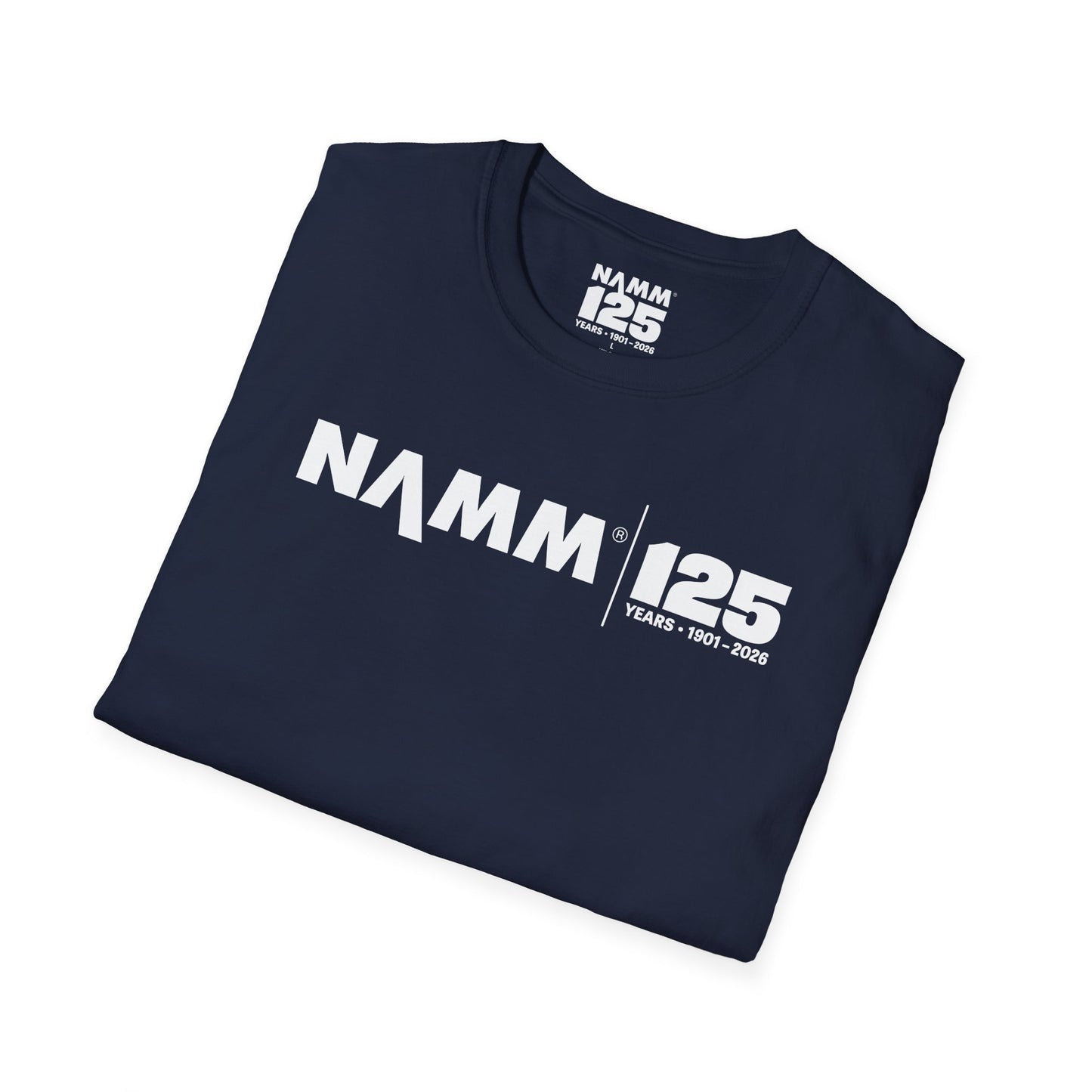 Unisex "NAMM 125th Anniversary" Navy Cotton Tee