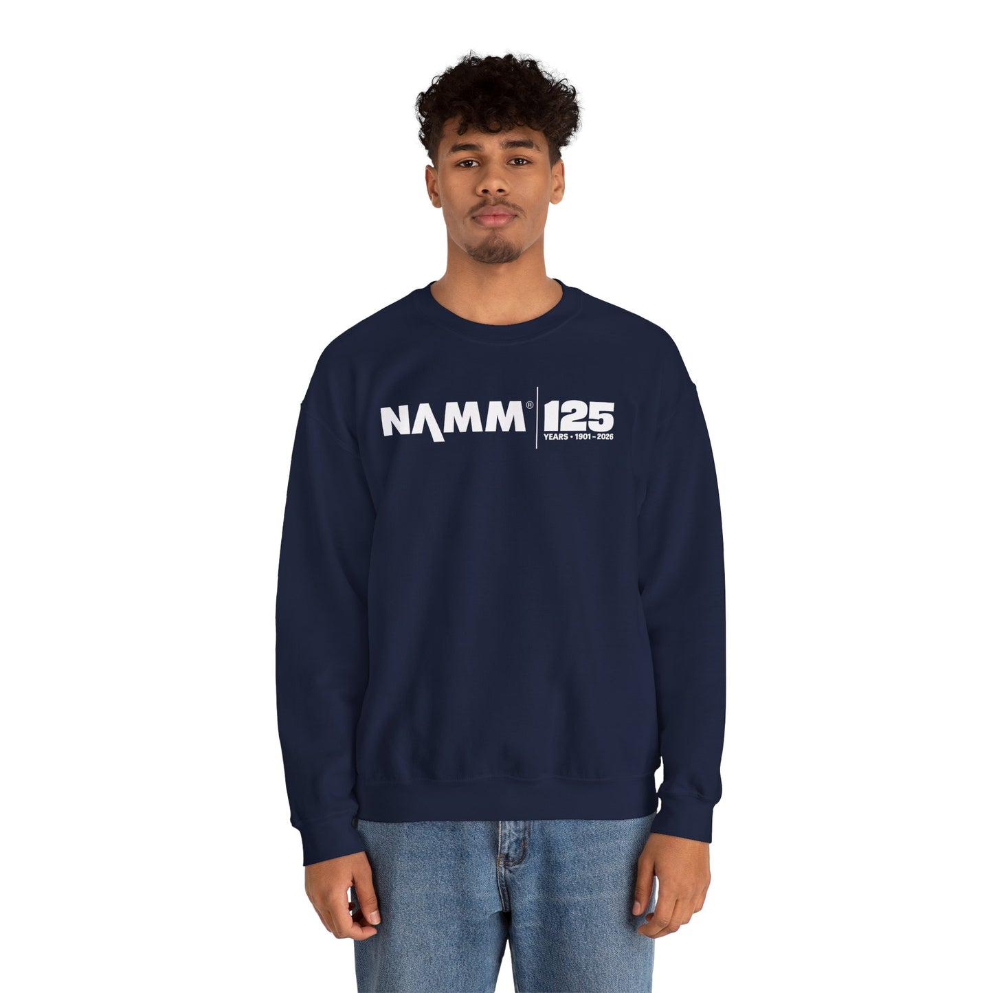 Unisex "NAMM 125th Anniversary" Navy  Crew Sweat