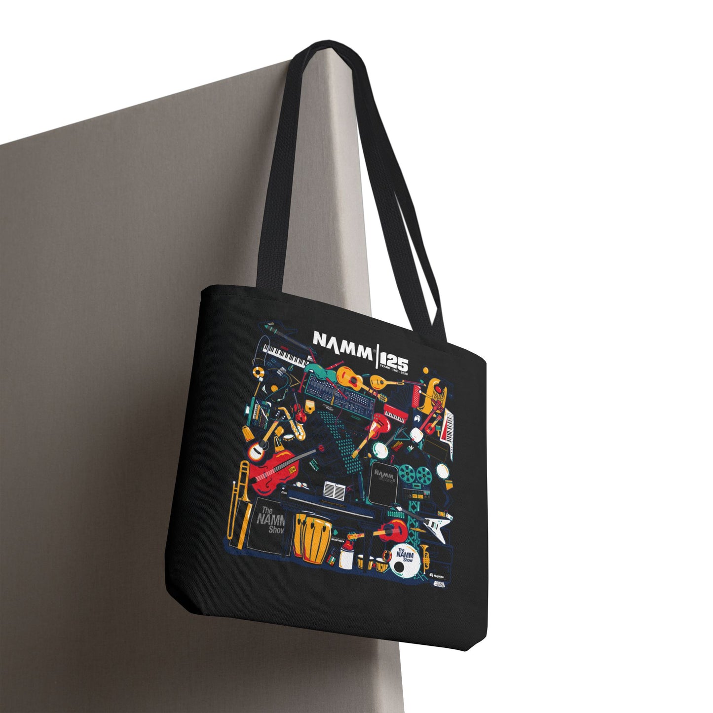 NAMM 125th Anniversary Tote Bag – 'Gear's All Stacked Up'