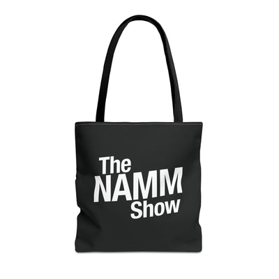 Black "The NAMM Show" Polyester Tote Bag