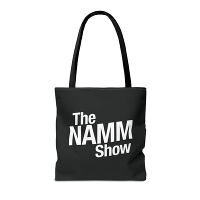 Black "The NAMM Show" Polyester Tote Bag