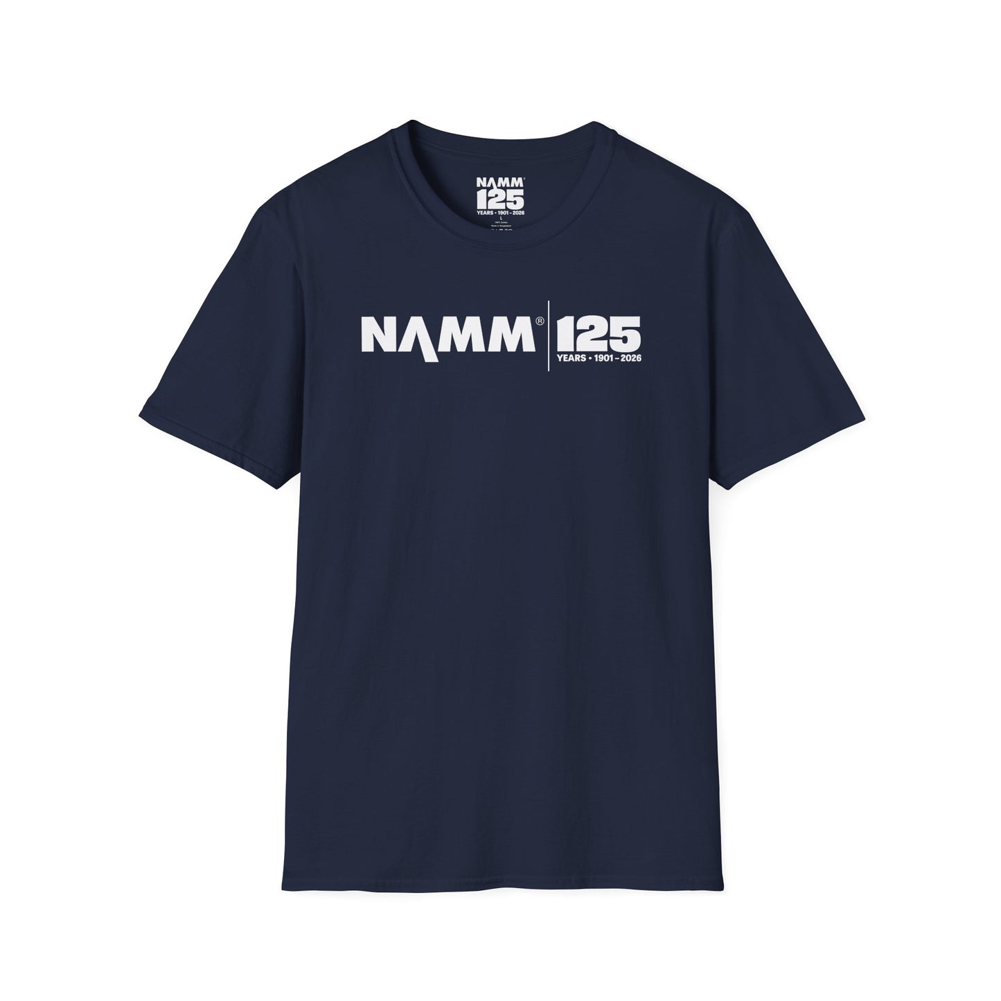 Unisex "NAMM 125th Anniversary" Navy Cotton Tee