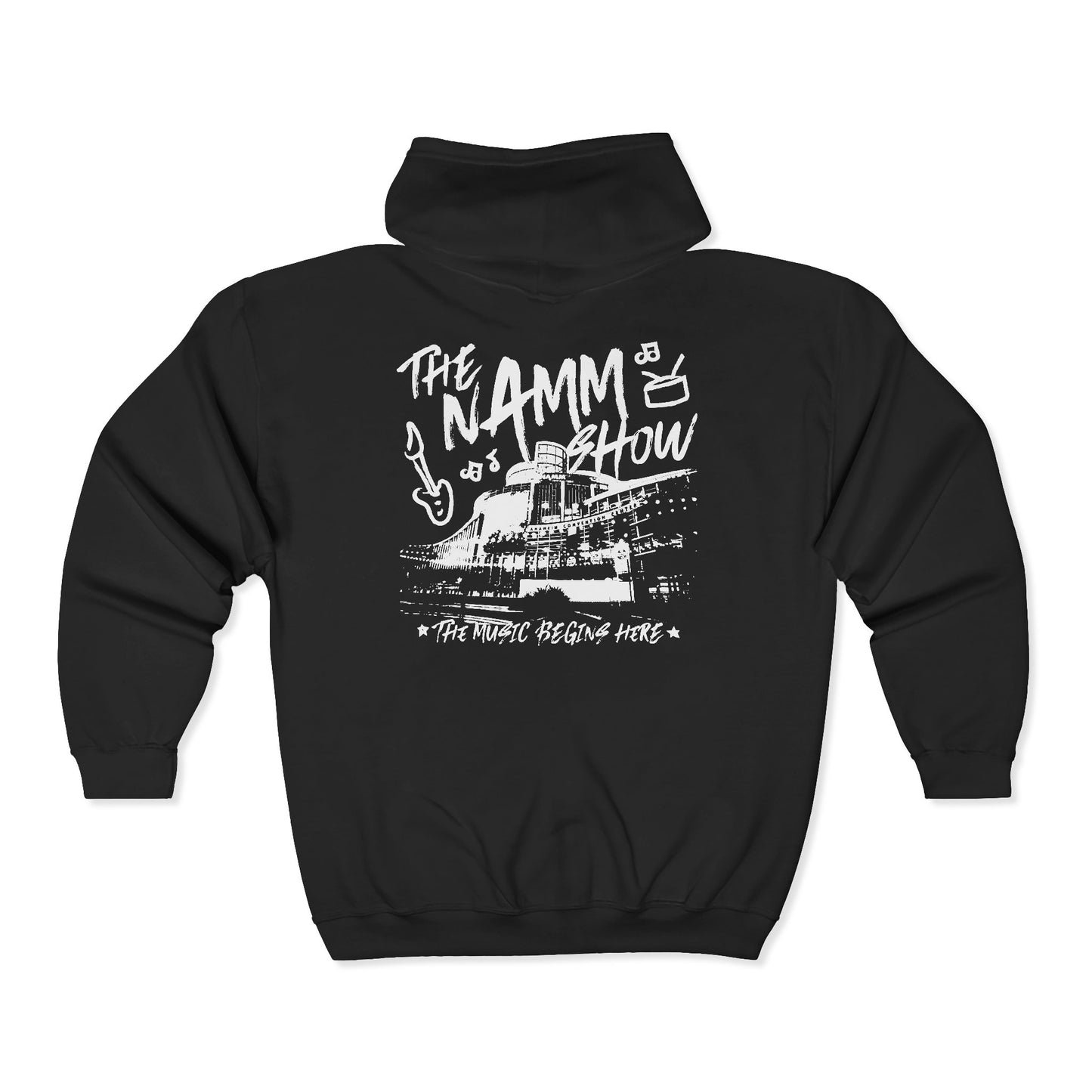 NAMM Show "Very Gritty" Black Zip Hoodie