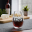 Engraved 25 Years Anniversary Stemless Wine Glass