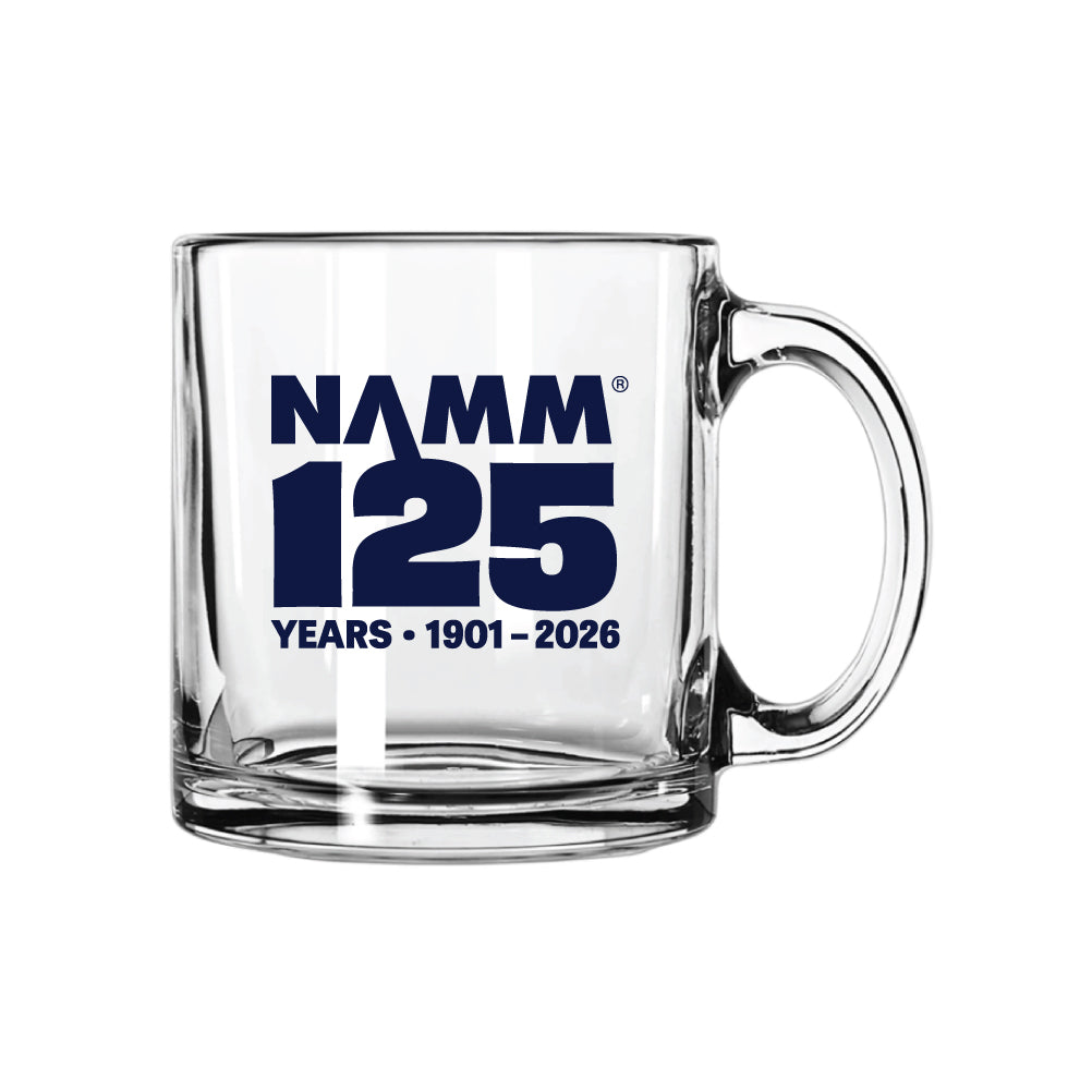 "125th Anniversary" 13oz. Clear Glass Coffee Mug