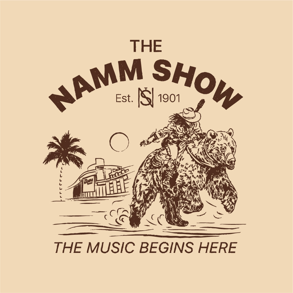 NS26 "Bucking Beargirl" Sand Dune Short Sleeve T-shirt