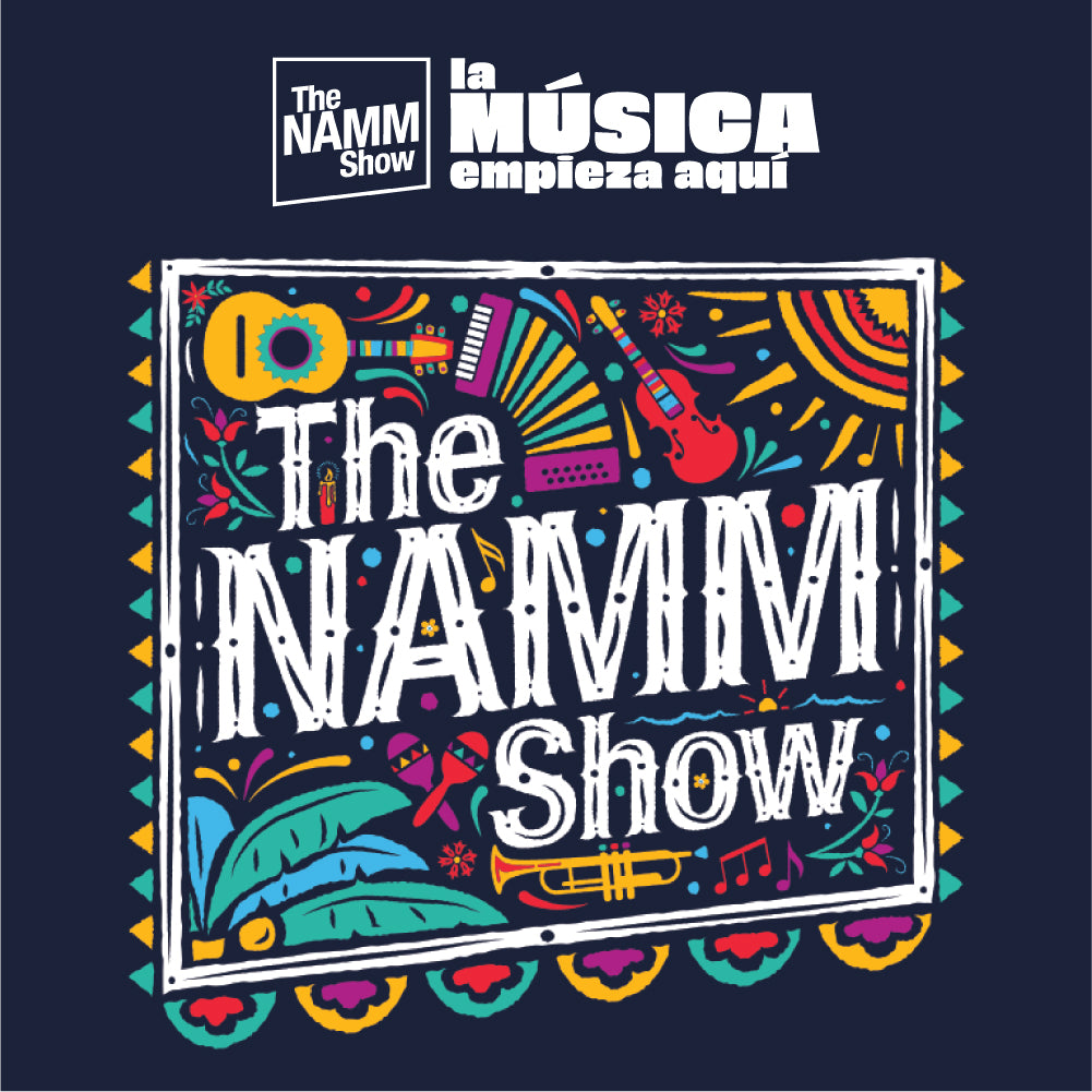 NS26 "Mariachi Muertos" Navy Short Sleeve T-shirt